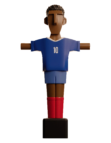 Mimic Francia 10 Chico · Muñeco Futbolín Personalizado
