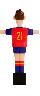 Mimic España 21 Chico · Muñeco Futbolín Personalizado
