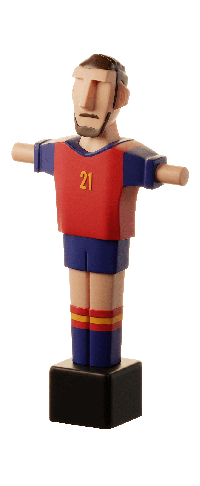 Mimic España 21 Chico · Muñeco Futbolín Personalizado