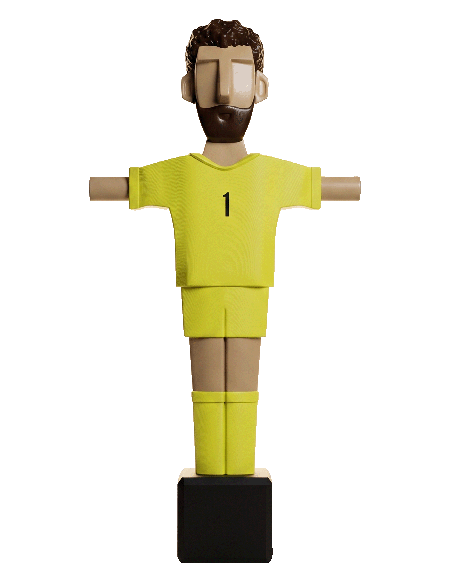 Mimic Cabo Verde 1 Chico · Muñeco Futbolín Personalizado