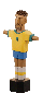 Mimic Brasil 10 Chico · Muñeco Futbolín Personalizado