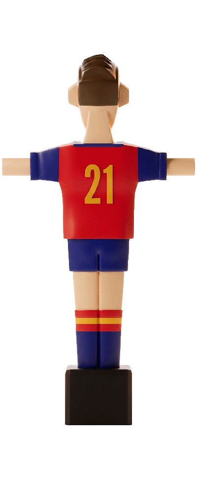 Mimic España 21 Chico · Muñeco Futbolín Personalizado