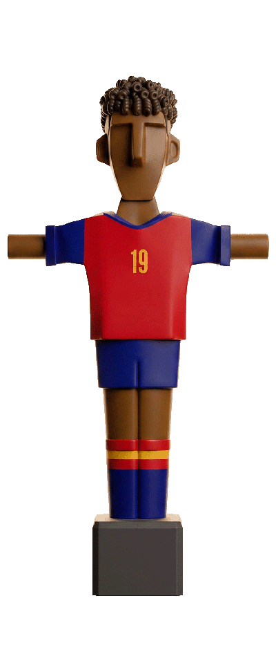 Mimic España 19 Chico · Muñeco Futbolín Personalizado