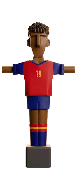 Mimic España 19 Chico · Muñeco Futbolín Personalizado