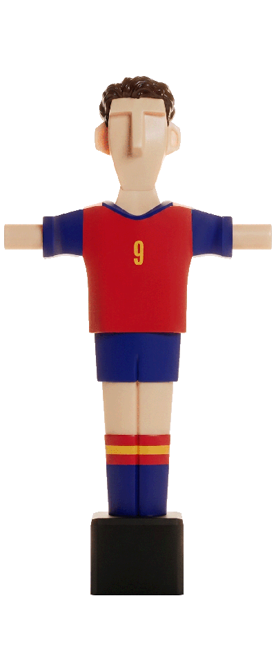 Mimic España 9 Chico · Muñeco Futbolín Personalizado