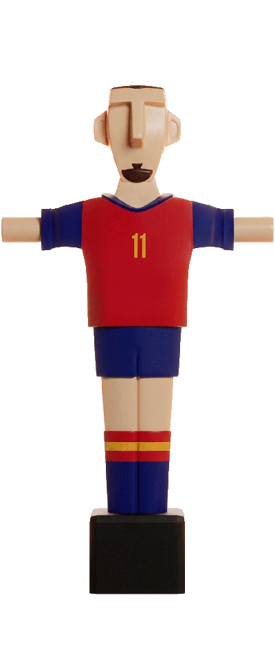 Mimic España 11 Chico · Muñeco Futbolín Personalizado