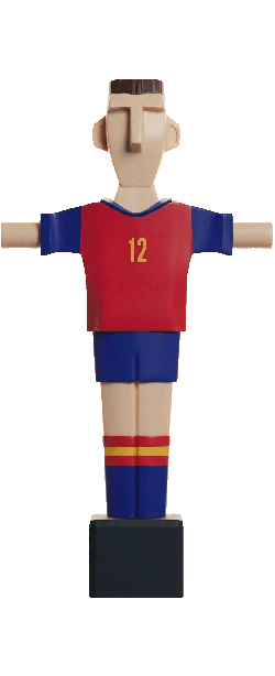 Mimic España 12 Chico · Muñeco Futbolín Personalizado