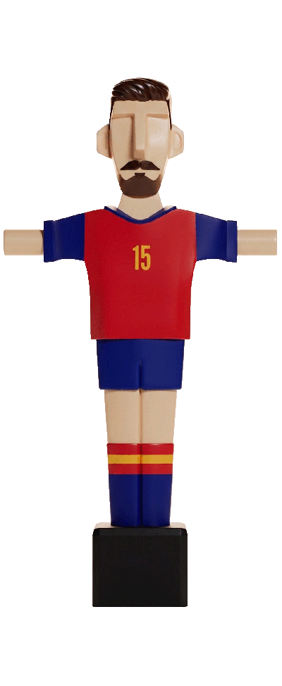 Mimic España 15 Chico · Muñeco Futbolín Personalizado