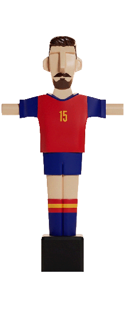 Mimic España 15 Chico · Muñeco Futbolín Personalizado