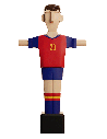 Mimic España 20 Chico · Muñeco Futbolín Personalizado