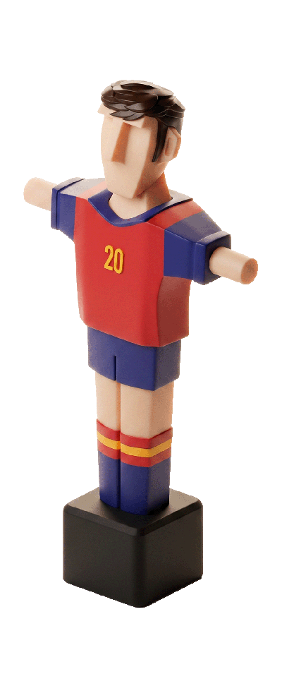 Mimic España 20 Chico · Muñeco Futbolín Personalizado
