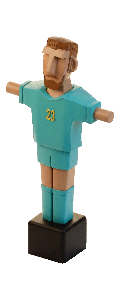 Mimic España 23 Chico · Muñeco Futbolín Personalizado