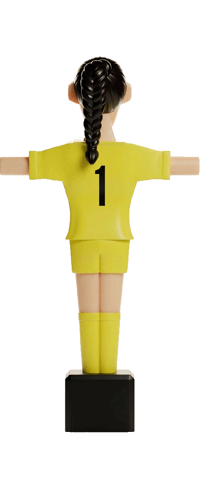 Mimic La Roja Chica · Muñeco Futbolín Personalizado