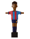 Mimic Barcelona Chico · Muñeco Futbolín Personalizado