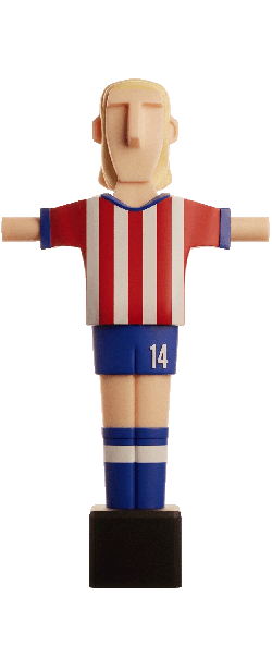 Mimic At. Madrid Chico · Muñeco Futbolín Personalizado