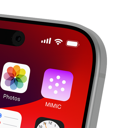 Aplicación MIMIC para smartphone